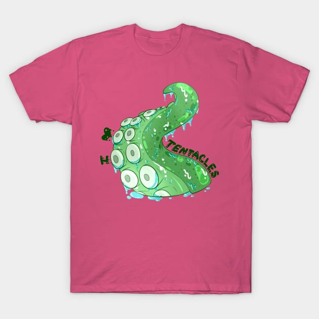 I <3 Tentacles T-Shirt by SharpieSam